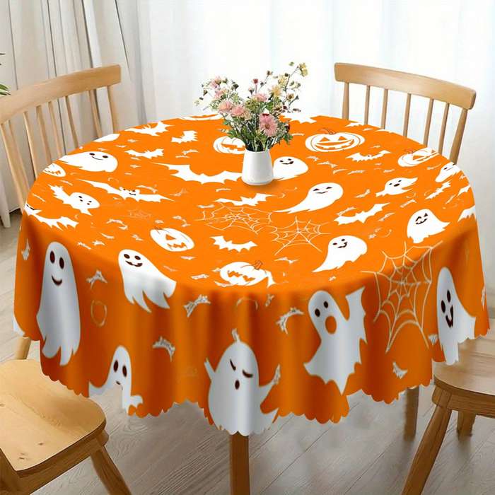 Halloween tablecloth decoration size  180cm x 180cm or round