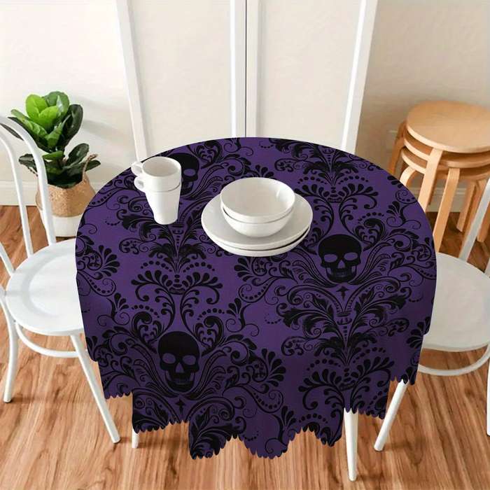 Halloween tablecloth decoration size  152cm x 152cm or round