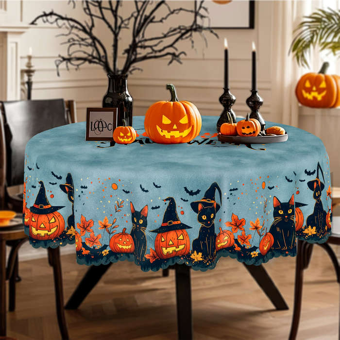 Halloween tablecloth decoration size Round 152.4152.4cm