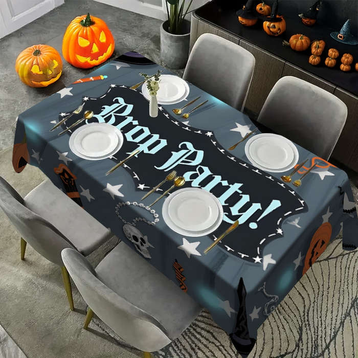 Halloween tablecloth decoration size 90 x 140cm or 35.43 x 55.11inch