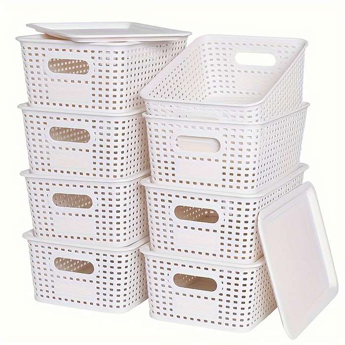 Storage And Organizationcolor Gray 6 Piece Set With Cover