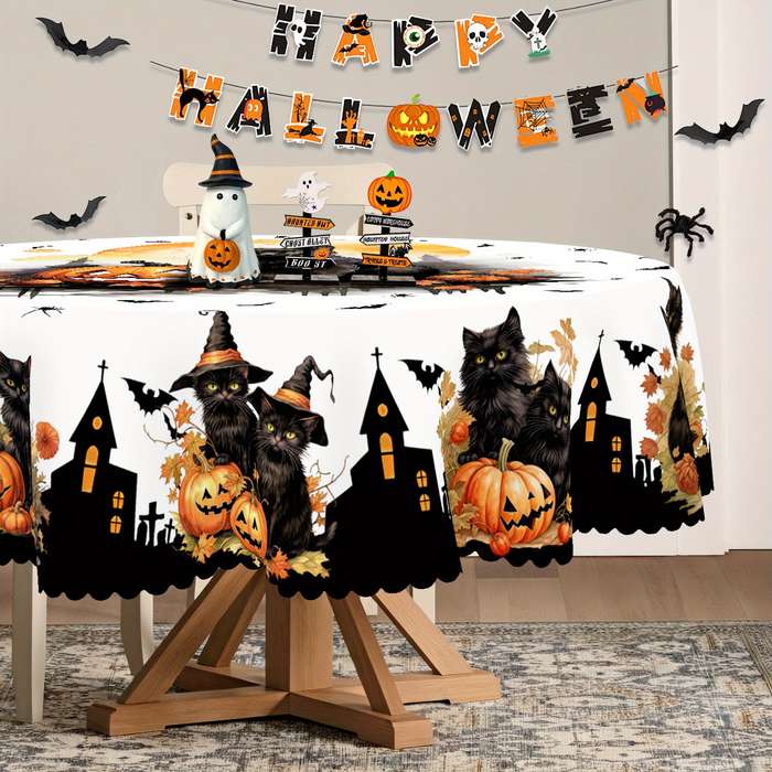 Halloween tablecloth decoration size Rectangle 60x158in or 150x400cm