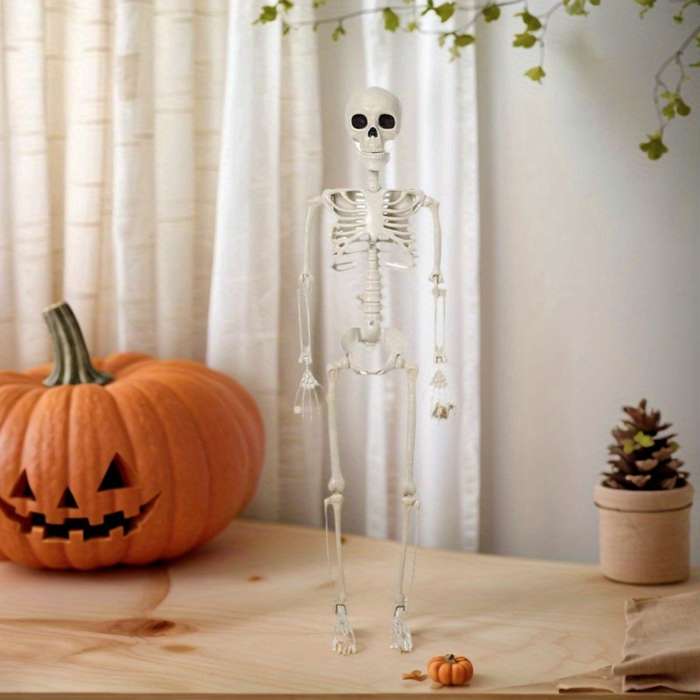 Halloween Decorations Size Skull Frame  Add   40G Net Gauze  Add   4 Spiders