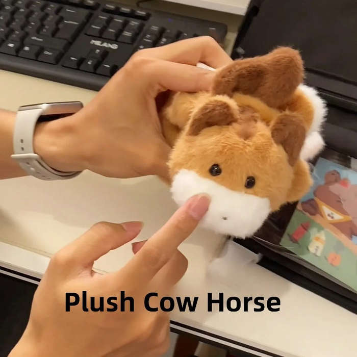 Toy Dolls color cow  Add  pony [creative flip doll] Quantity 1pc