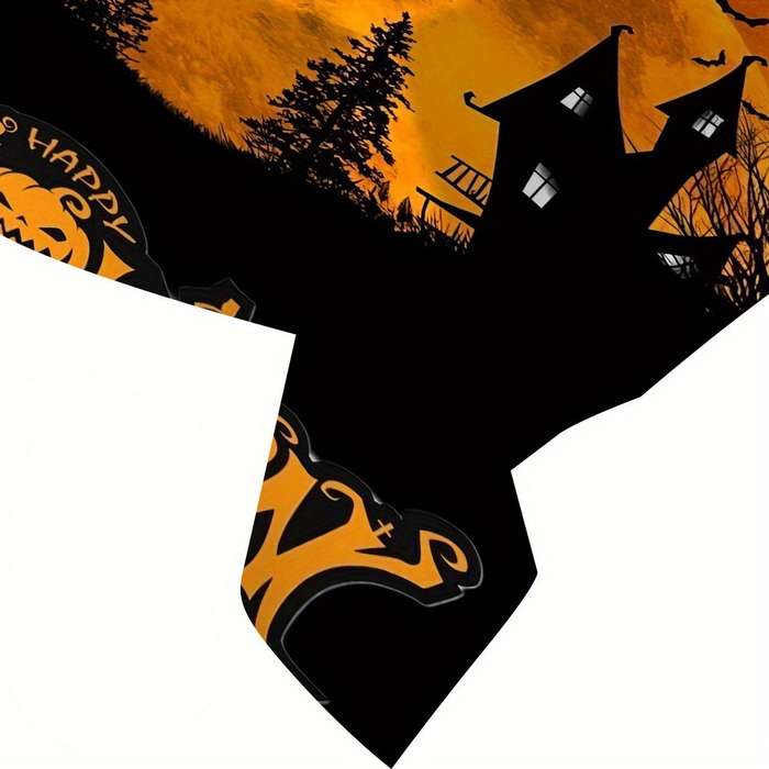 Halloween tablecloth decoration size 152 x 152cm or 60 x 60inch