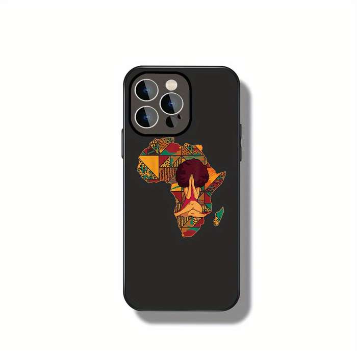 1Pc Black For iPhone 11 Pro Max African Unity And Meditation Phone Case