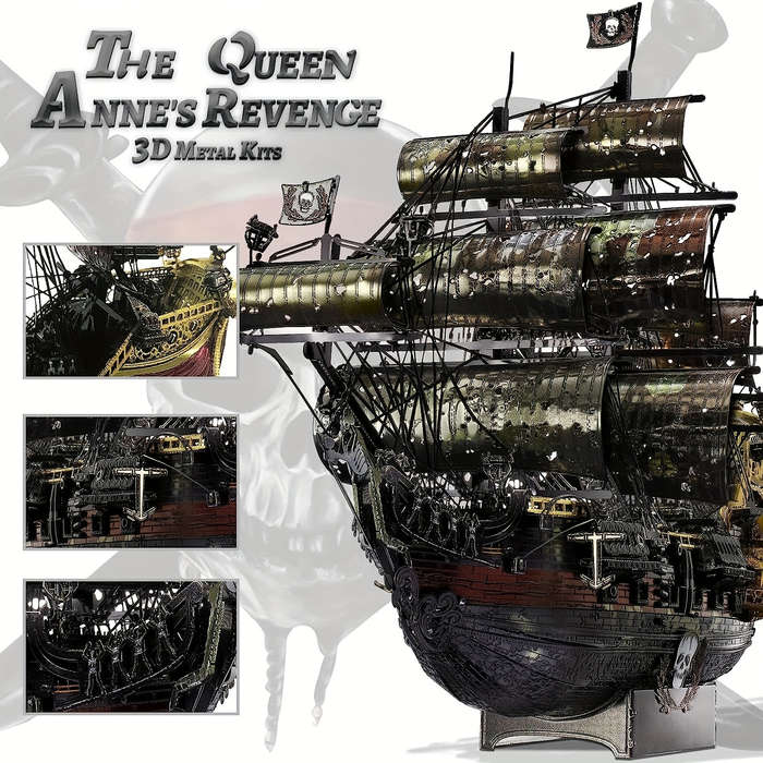 3D Jigsaw Puzzle Model Ship Style The Flying Dutchman Quantity One Box