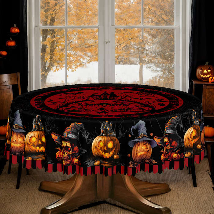 Halloween tablecloth decoration size 60x86in or 152x220cm Rectangle
