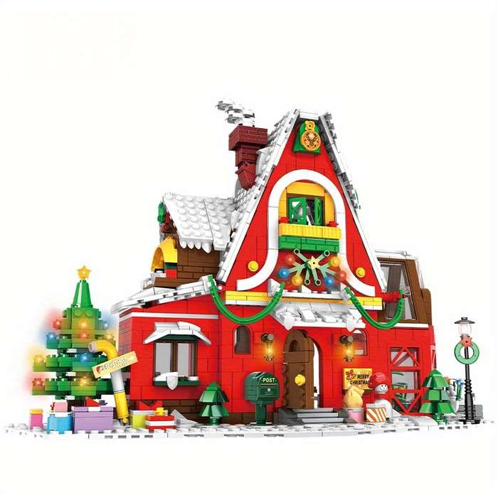 Building Toy Architectural Model Toy Set Color Art House  1301 Pieces