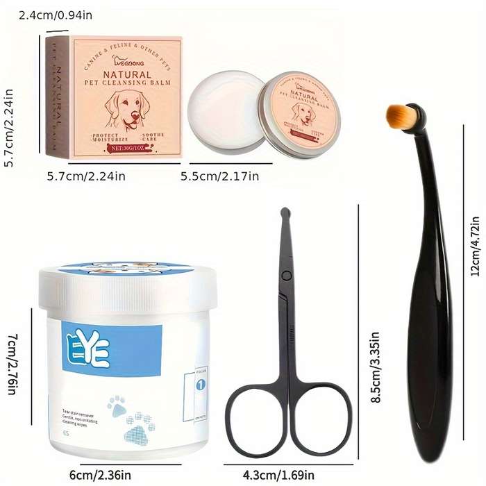 Pet supplies Quantity Teardrop Removal Four    piece Set