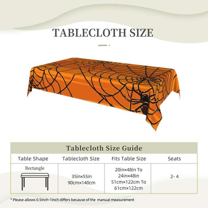 Halloween tablecloth decoration One Size