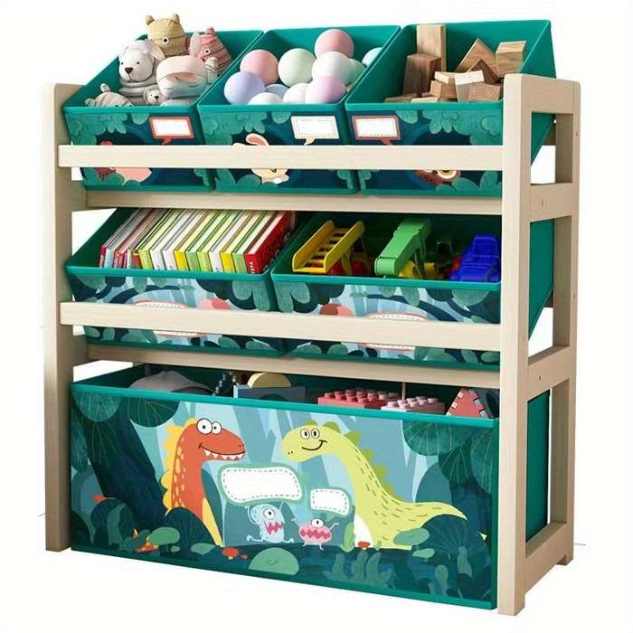 Storage And Organizationcolor 3 Layers Dinosaur