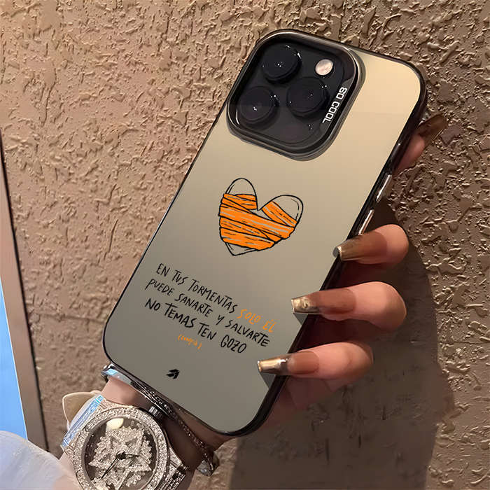 1Pc White For iPhone 13 Pro Stylish And Aesthetically Phone Case