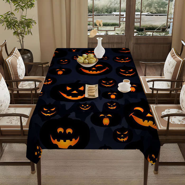 Halloween tablecloth decoration size 55.11in x 55.11in 140cm x 140cm