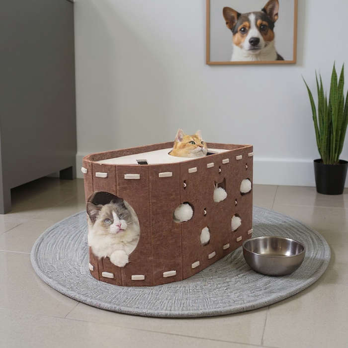 Pet supplies color Beige Color size Hole Nest