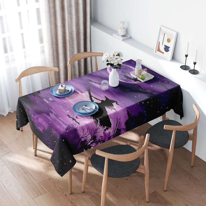 Halloween tablecloth decoration size 140 x 140cm or 55.12in x 55.12in