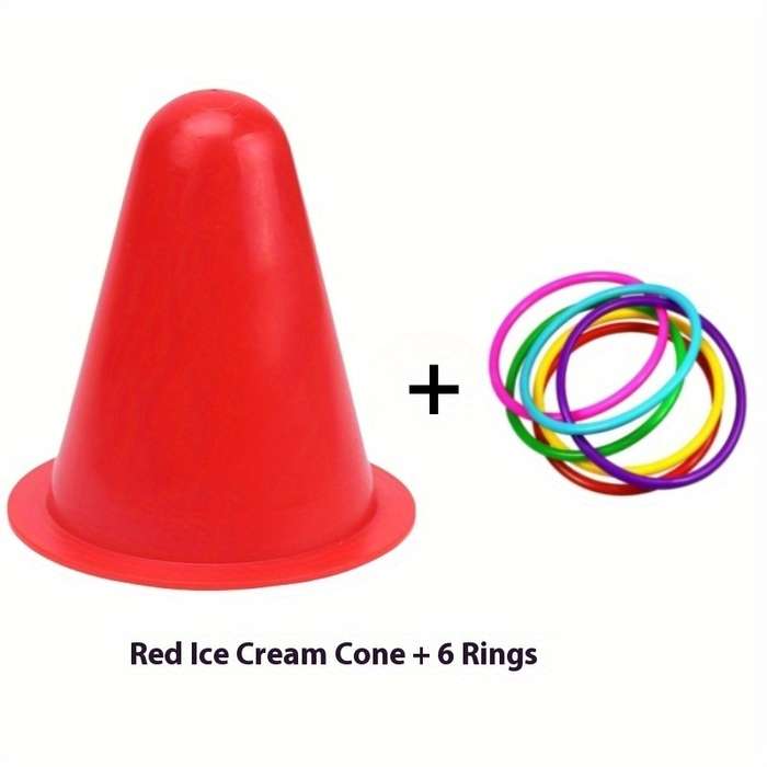 Pet Supplies Color Green Ice Cream Cone  Add  6 Circles  Random  Quantity A Total Of 7 Pieces