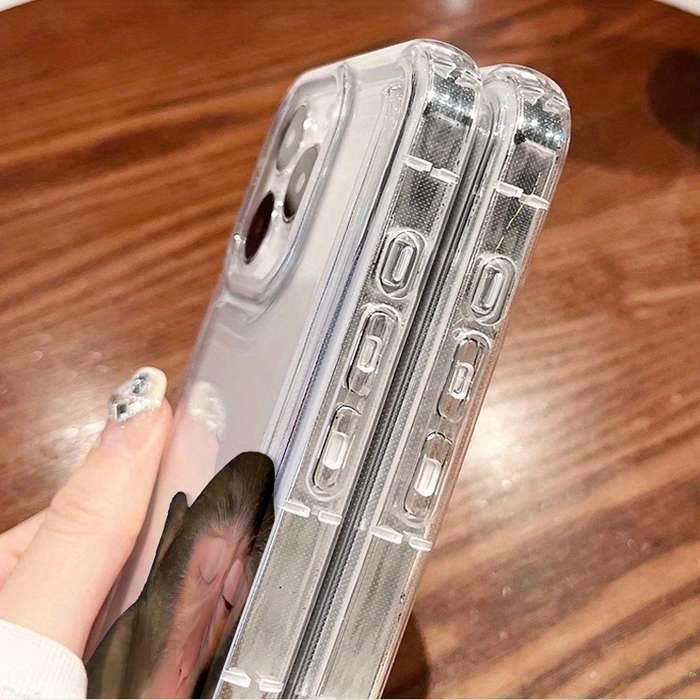 1Pc Transparent For iPhone 14 Sleeping Monkey Phone Case