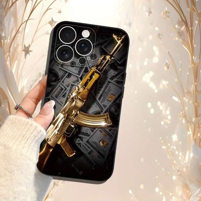 1Pc Black For iPhone 11 Pro Beautifully Designed Phone Case