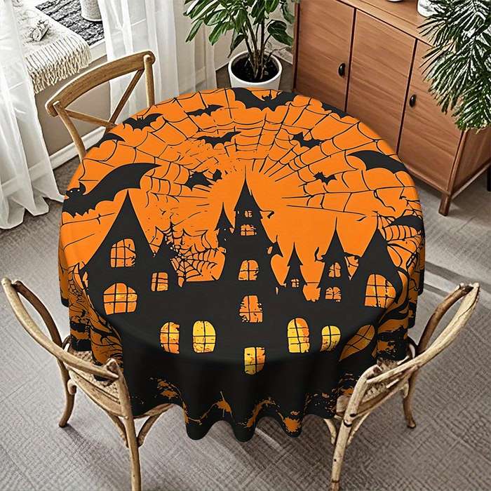 Halloween tablecloth decoration size 152.4 cm x 152.4 cm