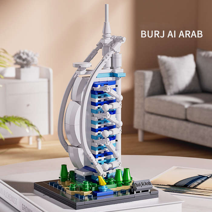 Building Toy Architectural Model Toy Set Model Building Set  4 Pieces