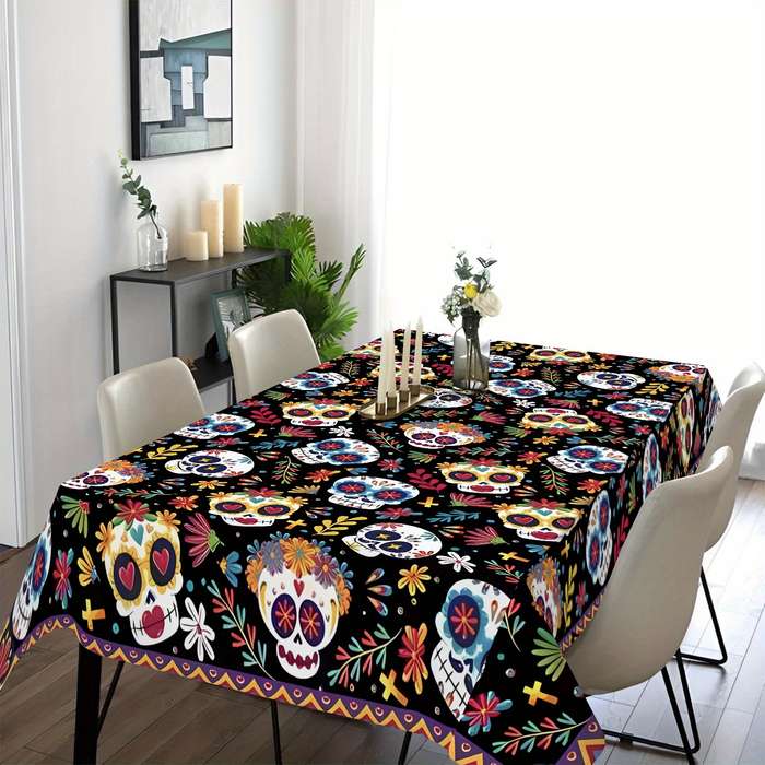 Halloween tablecloth decoration size 35.4 x 55.1inch 90 x 140cm