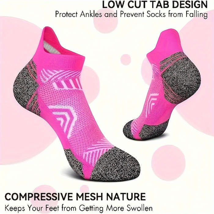 5 Pairs Random Colors One Size High Elastic Socks