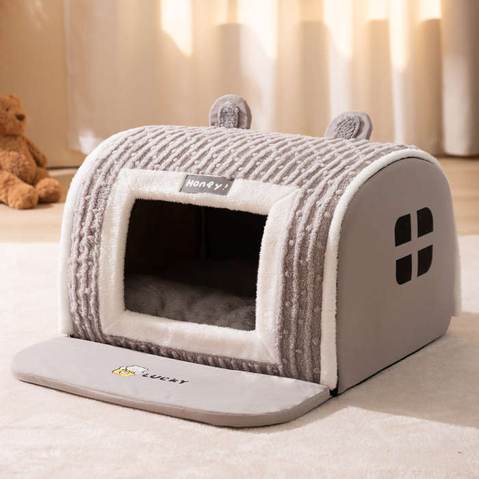Pet supplies color Jia Si Gray Bear Arc size L  50x 40 x  35cm  Applicable Wei