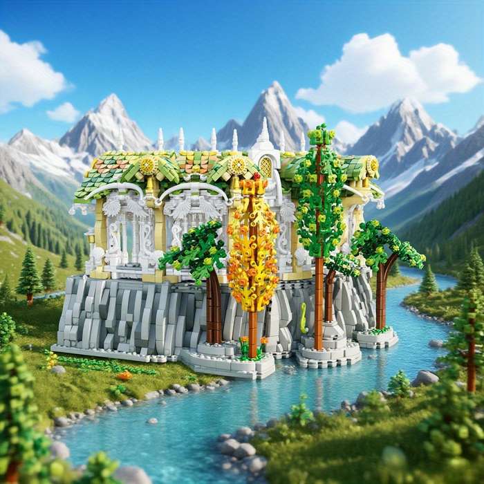 Building Toy Architectural Model Toy Set Color Bk 33241