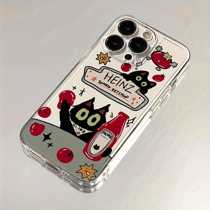 1Pc Transparent For iPhone 16 Pro Phone Case Phone Cover