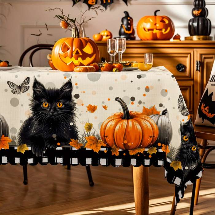 Halloween tablecloth decoration size Round 177.8177.8cm