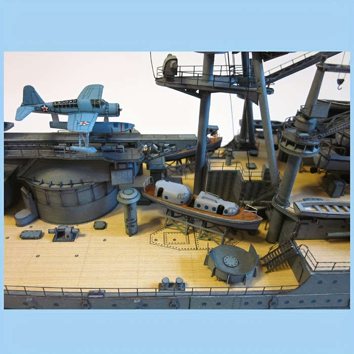 3D Jigsaw Puzzle Model Ship Model 1:250 Bb-39 Material Kit