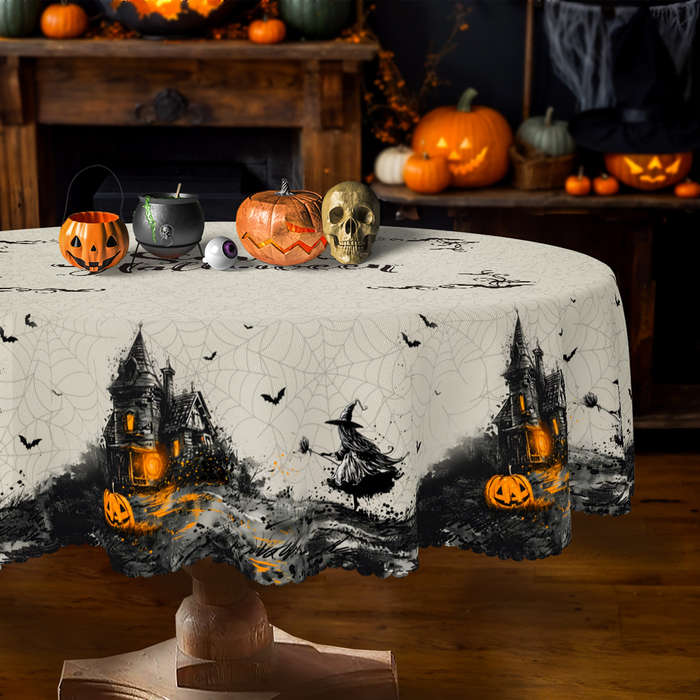 Halloween tablecloth decoration size Round 152.4152.4cm