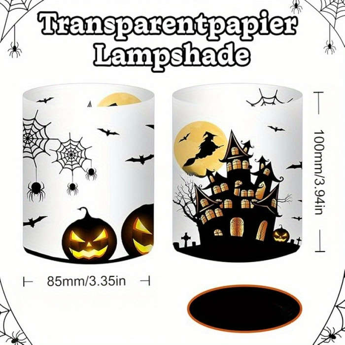 Halloween Decorations Color Halloween Lampshade Size One Pack Contains 8 Pieces