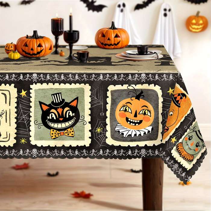 Halloween tablecloth decoration size Round 152.4152.4cm