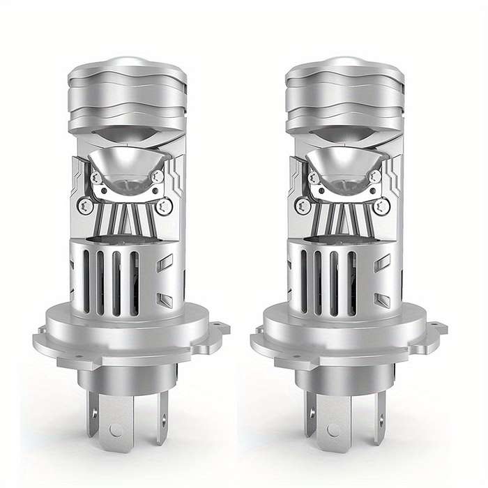 2pcs H4 LED Headlight Bulbs 12V Super Bright 6500K White Turbo Mini Diode Automotive