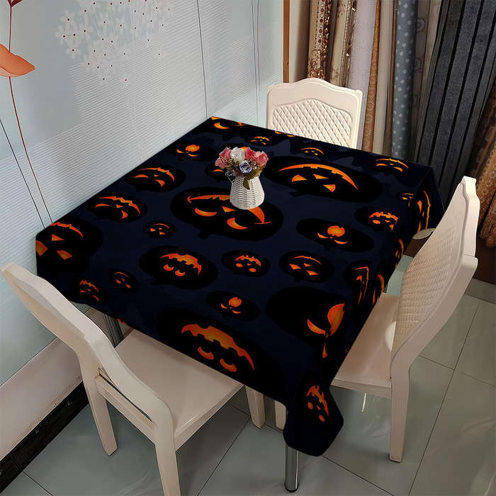 Halloween tablecloth decoration size 55.11in x 55.11in 140cm x 140cm