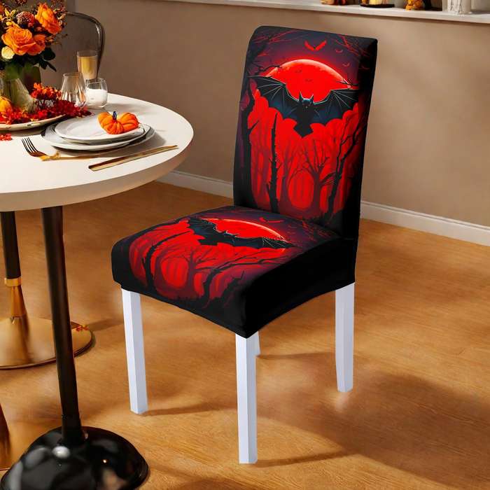 Halloween tablecloth decoration Reddish Black Quantity 6pcs