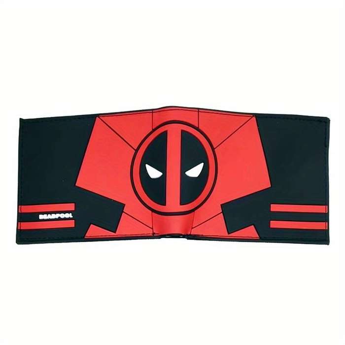 1pc Deadpool Short Wallet Avengers Superhero PU Coin Purse