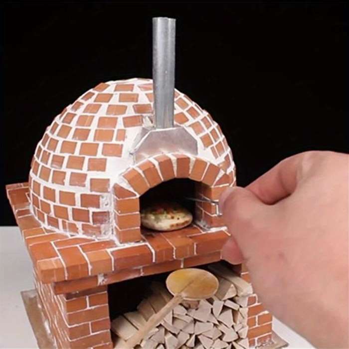 Building Toy Architectural Model Toy Set Color 300 Pieces Of 1:35 Red Bricks