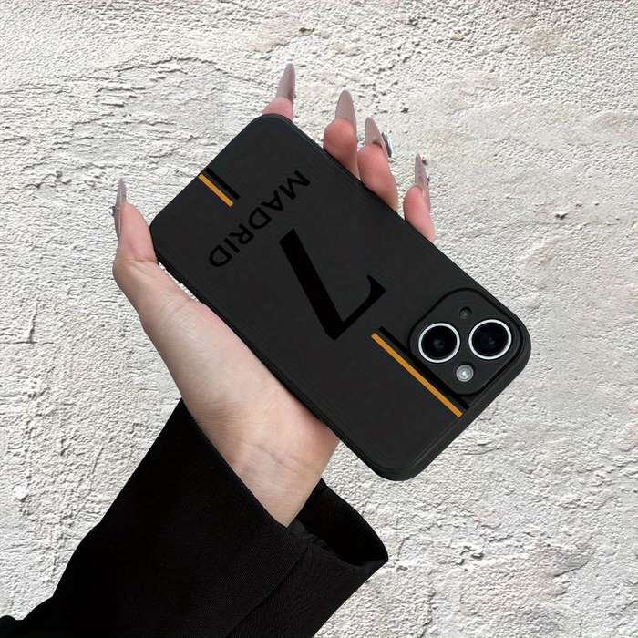 1Pc Mixed Color For iPhone XS Max Football No 7 Pattern Phone Case