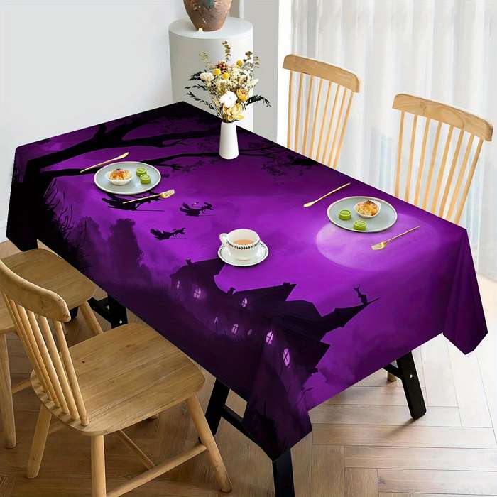 Halloween tablecloth decoration size 180 x 140CM