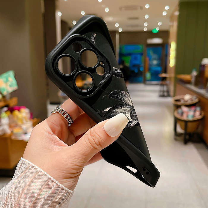 1Pc Black For iPhone 11 Phone Case Phone Cover