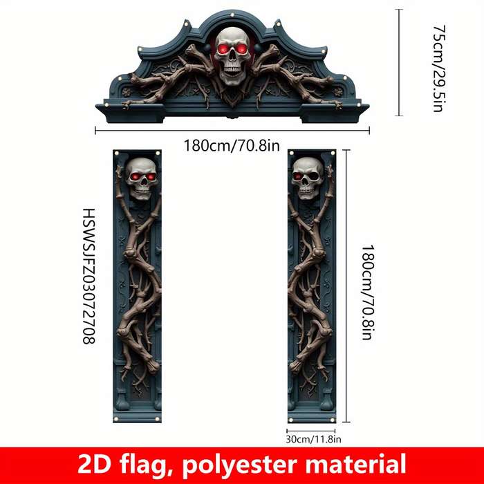 Halloween Decorations Size 179.83Cm X 29.97Cm 179.83Cm X 74.93Cm Material Polyester