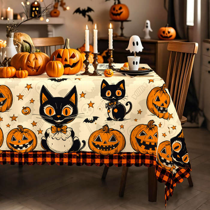 Halloween tablecloth decoration size Round 152.4152.4cm