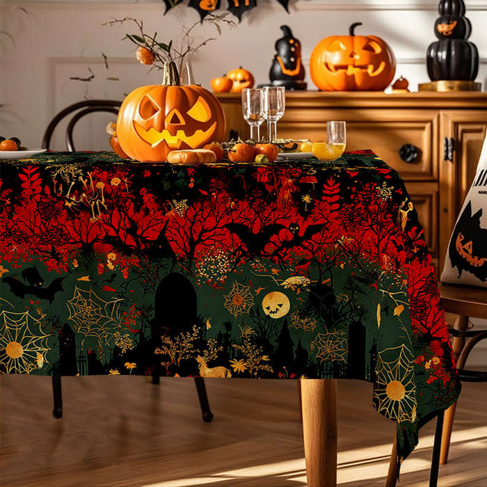 Halloween tablecloth decoration size Round 152.4152.4cm