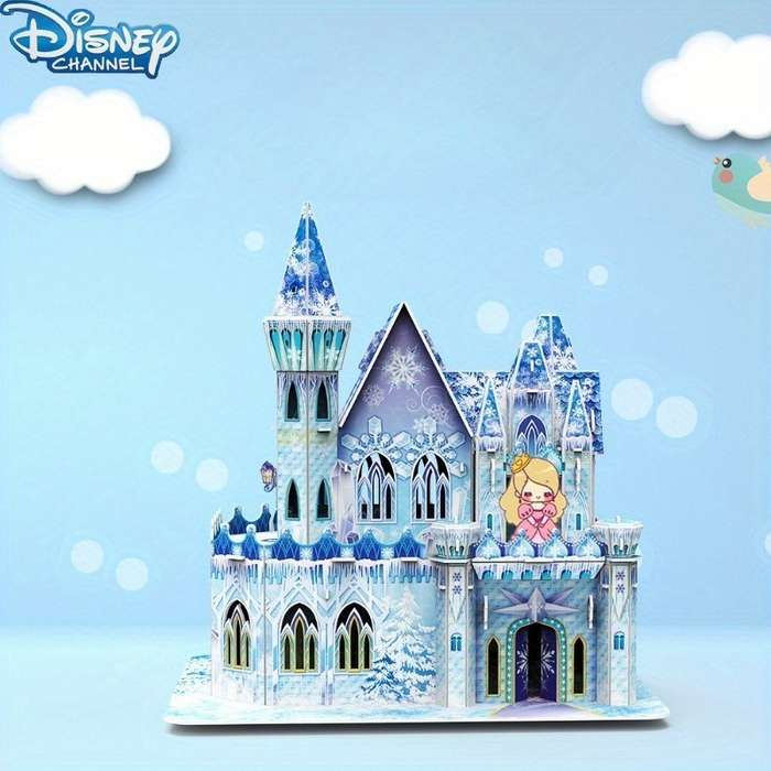 Building Toy Architectural Model Toy Set Color Ice Castle
