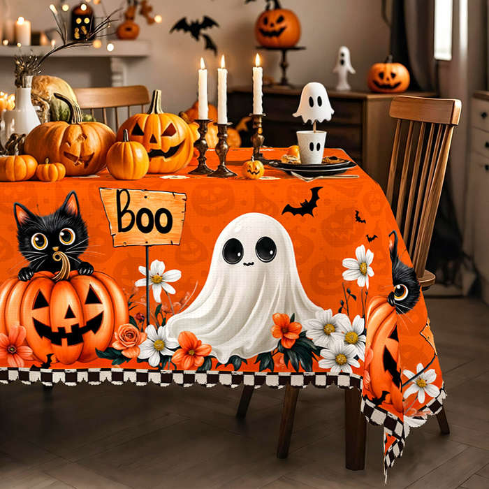 Halloween tablecloth decoration size Round 152.4152.4cm