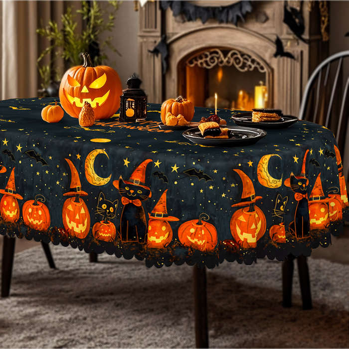 Halloween tablecloth decoration size Round 152.4152.4cm