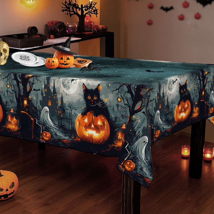 Halloween tablecloth decoration size Round 152.4152.4cm